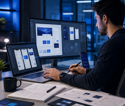 Custom software interface design and development